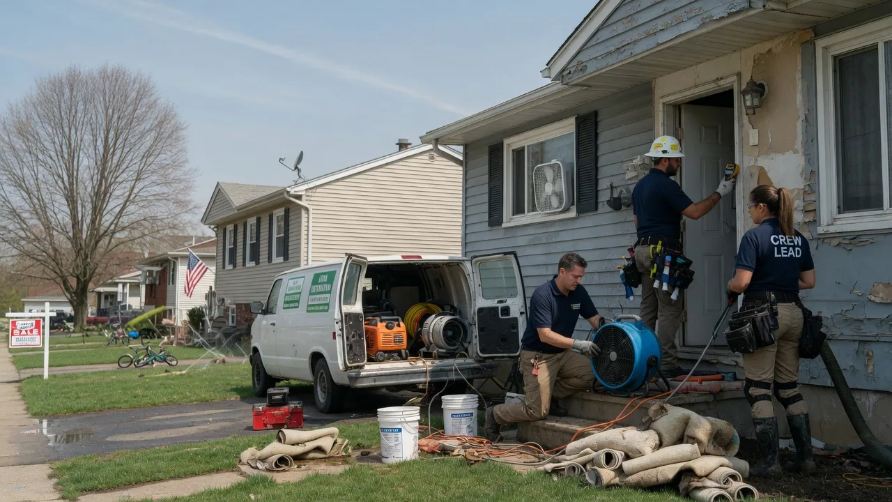 Flood Cleanup in Columbia, PA near me