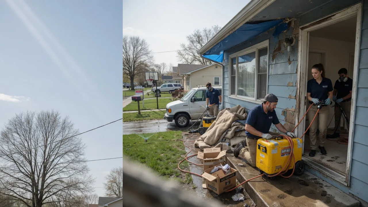 Basement Flood Cleanup in Columbia, PA near me